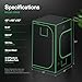VIVOSUN S448 4x4 Grow Tent, 48