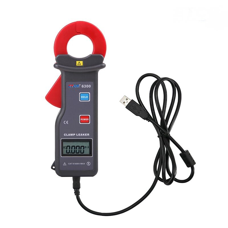 Mini medidor digital de corriente de fuga de CA, alta precisión, modelo ETCR6300 miniatura 1