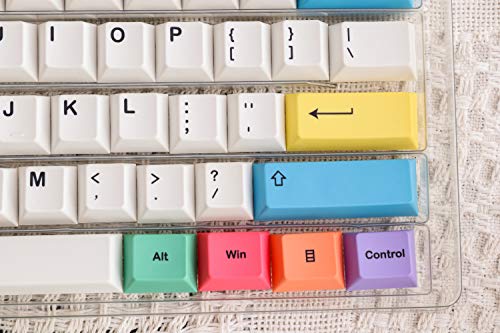 Image of Dye Sublimation Keycaps | Cherry Profile for Custom Merchanical Keyboard | 139 Keys (Chalk)