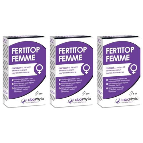 Labophyto Cure fertilité fertitop femme - Lot de 3 x 60 gélules