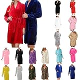 Chaleur Optimale: Conçu spécialement pour l'hiver, ce peignoir en peluche offre une isolation thermique excellente et vous enveloppe dans une chaleur réconfortante
