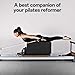 Pilates Box for Reformer,Pilates Reformer Machine/Home Use Pilates Bed 25.6x16.5x7.9 in Premium PU and Wood Pilates Sitting Box for Exercises That Improve Range of Motion and Flexibility(Black)