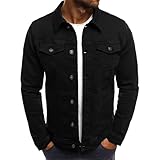 Vestibilità classica: il denim è sempre facile da indossare alla moda. Costruita pensando al comfort, questa giacca casual in jeans può essere indossata da sola o con strati nelle giornate fredde.