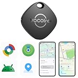 VOCOlinc Smart Tag para Android & iOS, Dual Sistema Buscador de Objetos Compatible con Google Localizador o Apple Buscar App, Localizador de Artículos para Llaves/Equipaje/Maleta, Batería Reemplazable