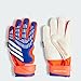 adidas Unisex-Kids Match Predator Fingersave Goalie Gloves, Lucid Blue/Solar Red/White, 7
