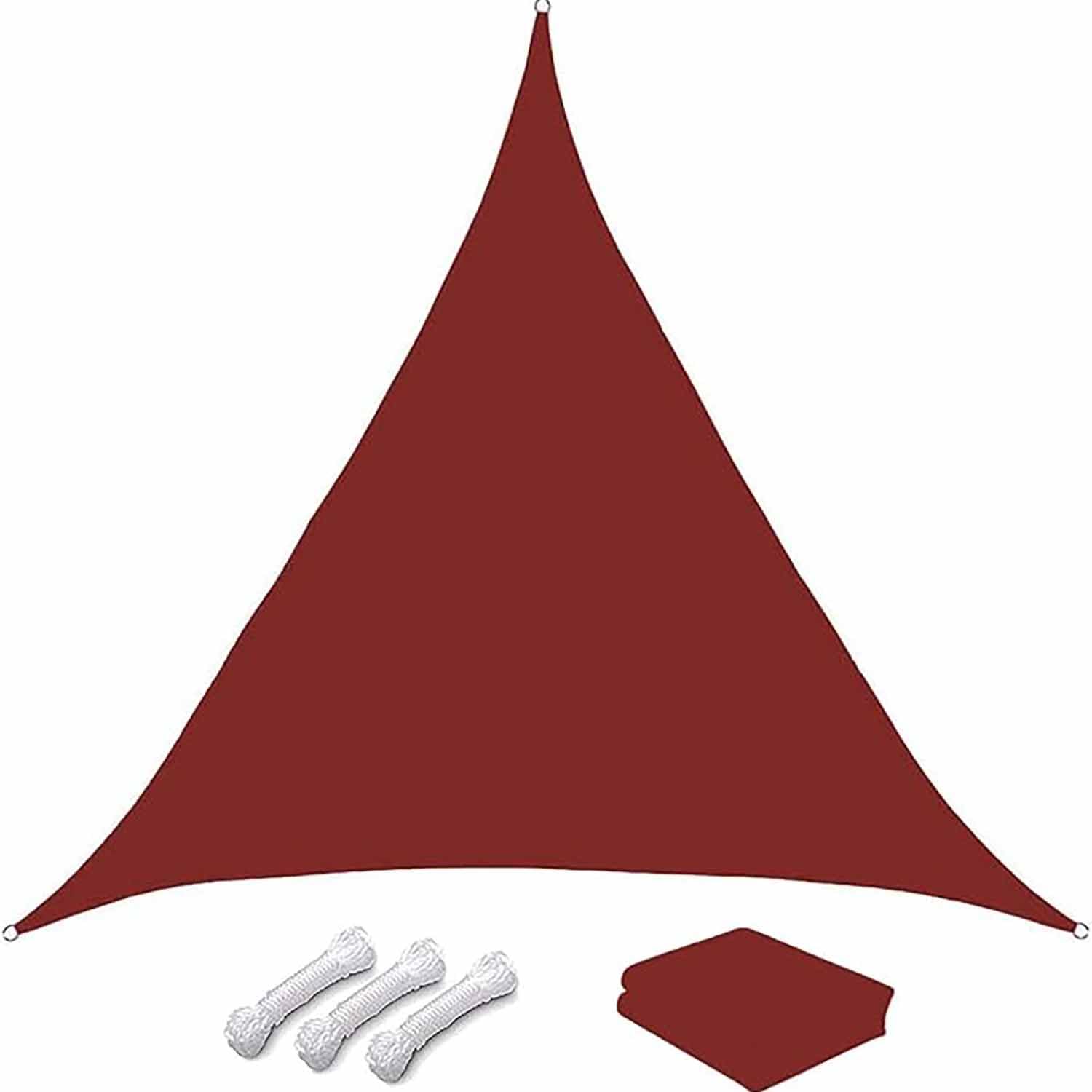 Toile ombrage 98% UV protection avec cordes pour créer un espace frais dehors