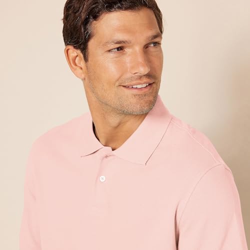 Image of Amazon Essentials Men's Regular-Fit Short Sleeve Cotton Pique Polo Shirt (Available in Big & Tall)