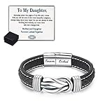 💕TO MY DAUGHTER: This infinity bracelet symbolizes the eternal love of mom and daughter It serves as a reminder that how much you love her and you will be always with her.This will be a meaningful gift cherished by the person you love forever. 💕YOU W...