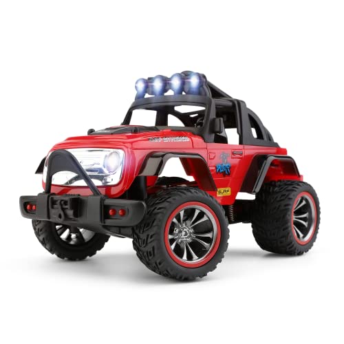 Limited Stock RC Cars Remote Control Car - 1:32 Fast Rc Car for Boys| 2WD Rear Drive Car| High Speed 25 KM/H Toy Grade Rc Monster Trucks Crawler with USB Charging| Mini Toy Hobby RC Cars for Kids Adult, Girls(Red) Flash Deals - 40% OFF RC Cars Remote Control Car - 1:32 Fast Rc Car for Boys| 2WD Rear Drive Car| High Speed 25 KM/H Toy Grade Rc Monster Trucks Crawler with USB Charging| Mini Toy Hobby RC Cars for Kids Adult, Girls(Red)