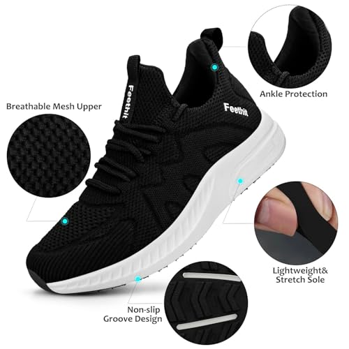 Image of Feethit Womens Running Shoes Lightweight Walking Tennis Shoes Non Slip Comfortable Fashion Sneakers