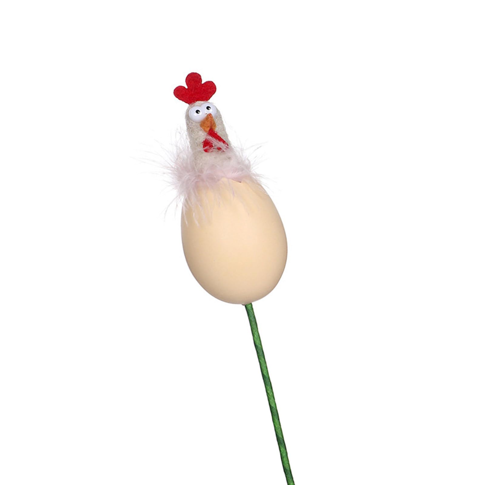 Jazuaiao Simulated Rooster Eggs Ornament Artificial Easters Bouquet Furnishing Decoration Decorative Picks Accessories Easters Chick Decoration