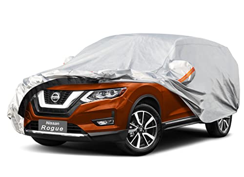 Image of GUNHYI 6 Layer SUV Car Cover Custom Fit Nissan Rogue (2007-2026) Waterproof All Weather, Heavy Duty Outdoor Snow Sun Rain Uv Protection (Ships from US Warehouse, Delivery 3-8 Days)