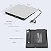 Cooway External CD/DVD Drive for Mac Laptop Portable CD/DVD Burner Writer Reader Player USB 3.0 Optical Disc Drive Compatible with MacBook Pro, iMac, Windows 11/10/8/7 Computer PC(White)