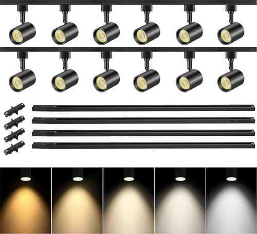 VANoopee 5-Color 12-Light Track Kit