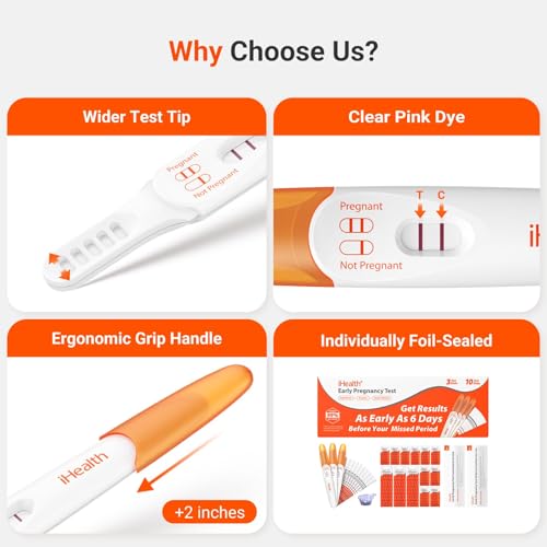 iHealth Pregnancy Test Strips Bulk, 3 Sticks + 10 Strips with Urine Cups - image 8
