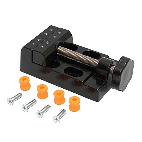 Bestgle Tornillo de Banco, Mini Tornillo de Banco, Abrazadera Mesa Banco, Mini Abrazadera Plana Universal, Mordaza de Mesa para Escultura Diy