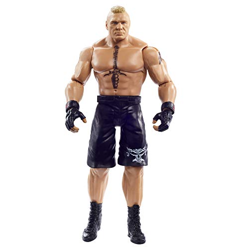 WWE Brock Lesnar Basic Series #103 Action Figure in 6-inch Scale with Articulation & Ring Gear