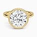 2 CT/3 CT/4 CT/5 CT Bezel Moissanite Engagement Ring for Women Solitaire Wedding Bridal Ring Birthday Gift for Her 925 Silver, 10K 14K 18K Solid Gold (𝘠𝘌𝘓𝘓𝘖𝘞, 𝘙𝘖𝘜𝘕𝘋-𝘚𝘏𝘈𝘗𝘌)