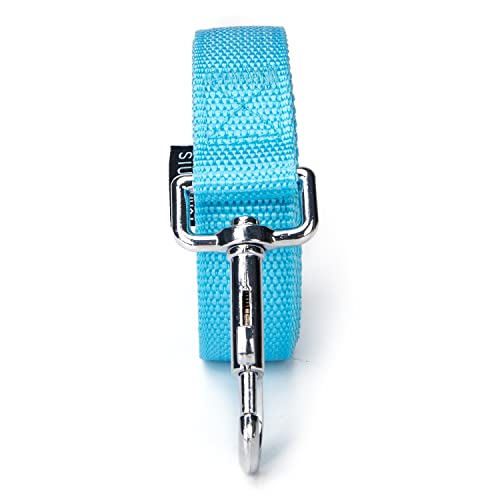 Siumouhoi Strong Durable Nylon Dog Training Leash, 1 Inch Wide Traction Rope, 6 Ft 10Ft 15Ft Long, For Small And Medium Dog (Mint Blue, 10 Feet) #TOP7