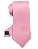 RBOCOTT Pink Tie Formal Necktie for Men (pink)