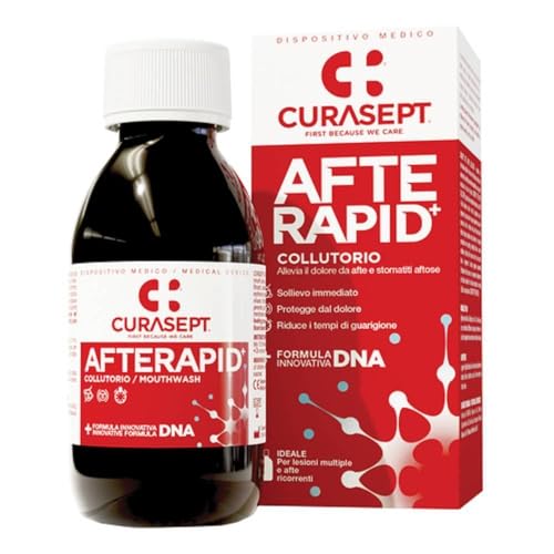 Curasept Afte Rapid Collutorio Afte Ricorrenti Formula Innovativa DNA 125ml