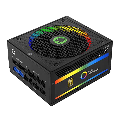 Image of GAMEMAX 750W RGB Power Supply, 80 Plus Gold, Fully Modular, RGB-750