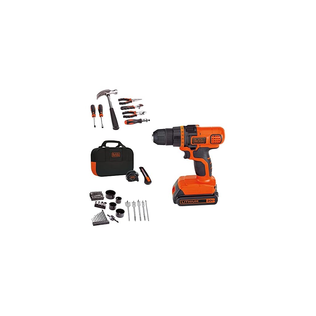 BLACKDECKER-20V-Max-Drill-Home-Tool-Kit-68-Piece-LDX120PK