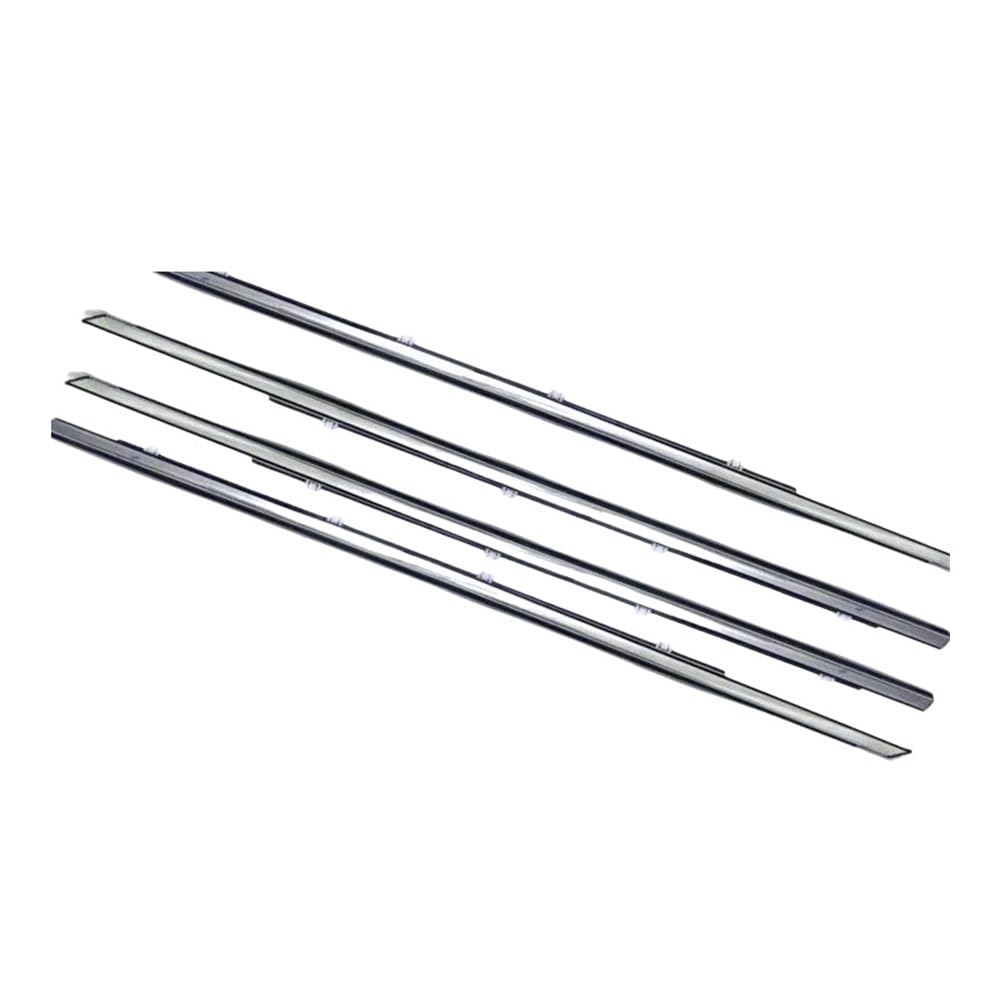 Mzxygkli A Sets (4Pcs) 09-14 Car Window Weather Strip Car Outside Window Moulding Weatherstrip Seal Belt For Accord For Euro Cu1 Cu2 Tsx For Spirior 2009-2017(A Sets (4Pcs) 09-14)