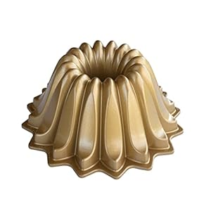 Nordic Ware Lotus Bundt Pan Gold, 5 Cup Capacity Nordic Ware Lotus Bundt Pan Gold 5 Cup Capacity