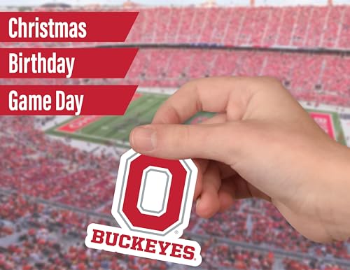 Image of Ohio State Stickers & Decals OSU Buckeyes 14 Pc Set, Car & Water Bottle