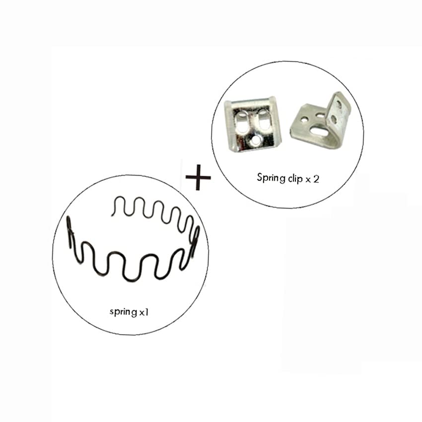 Ressort de rechange pour canapé, chaise et meubles avec clips, 40 cm, 45 cm, 50 cm, 55 cm, 60 cm, 65 cm, 70 cm, 75 cm, 80 cm, 85 cm, 90 cm de long (taille : 60 cm)