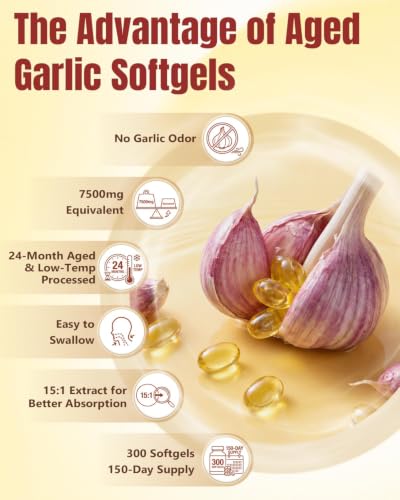 Gomerton Aged Garlic Extract Softgels