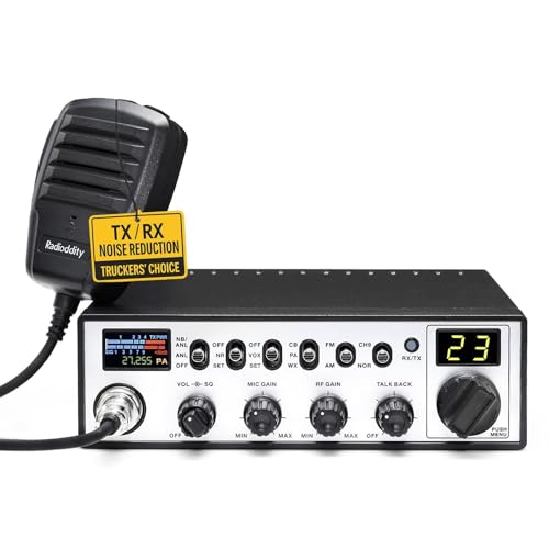 Radioddity Cb-900 Pro Cb Radio Amfm Mobile Radio With Noaa Rx  Tx Noise Reduc...
