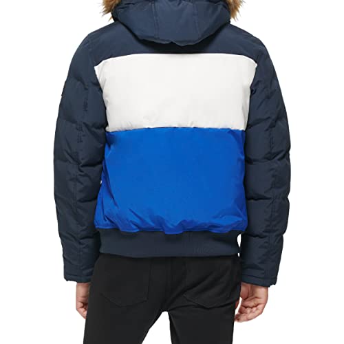 Image of Tommy Hilfiger Men's Arctic Cloth Quilted Snorkel Bomber Jacket (Standard and Big & Tall)