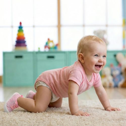 Image of JIASUQI Baby Shoes for Toddler Boys Girls Sneakers Slip on Walking Shoes for Babies
