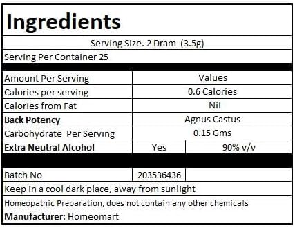 Miniatura 7 de homeomart.com Pellets de homeopatía Agnus Castus en potencia de 200 C paquete de 3