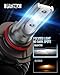 BEAMTECH 9005/HB3 Bulbs, S1 Series Fanless Fog Light 300% Brighter 6500K Xenon White, 2 Bulbs