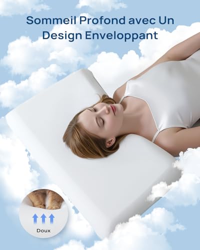 Oreiller Mémoire de Forme Frais 60x40 Releep
