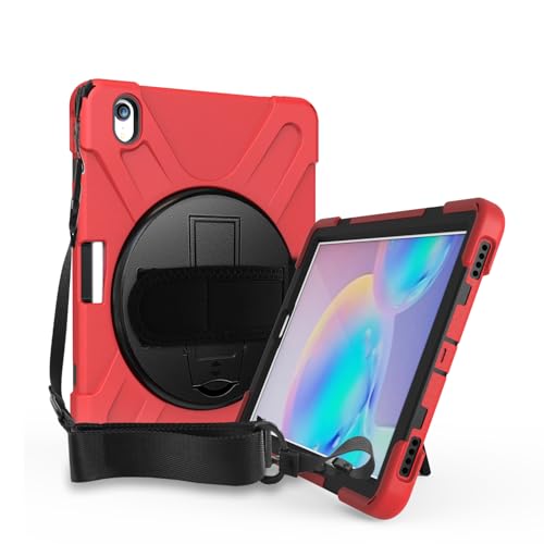 Coque Samsung Galaxy Tab S6 10.5 antichoc rouge pour éviter les fissures d'écran