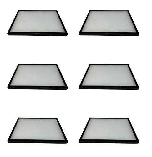 6 Pack of Riker Display Cases 12 x 16 x 3/4 for Collectibles Jewelry & More