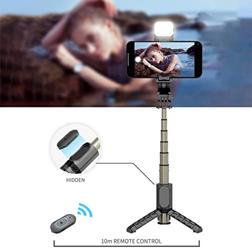 Portable Aluminum Alloy Selfie Stick Phone Holder - Portable Aluminum Alloy Selfie Stick Wireless Ph