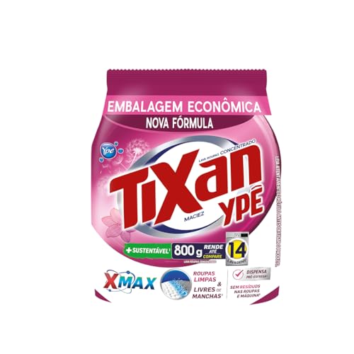 Ypê - Lava-Roupas em Pó Tixan Maciez 800g, Fardo