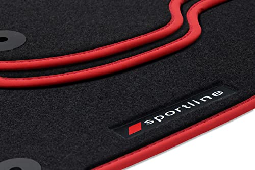 Teileplus24 PV102 Tappeti in Gomma Sportline