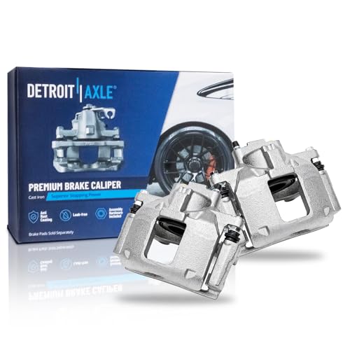 Image of Detroit Axle - Front 2pc Brake Calipers for 09-12 Dodge Journey, 2 Disc