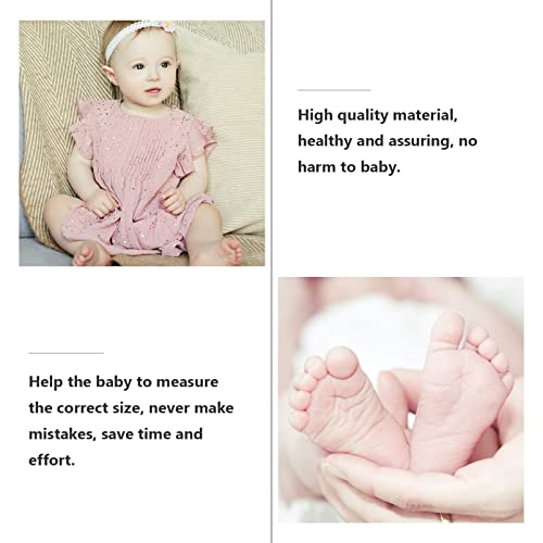 Jojofuny Foot Measuring Device For Babies Panda Shoe Feet Measuring Ruler Professional Infant Shoe Sizer Foot Measuring Chart For Infants Kids Men Women Adults Measurement #TOP1