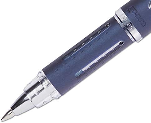 uni-ball Jetstream Ballpoint Pens Fine Point, 0.7mm, Blue, 12 Pack