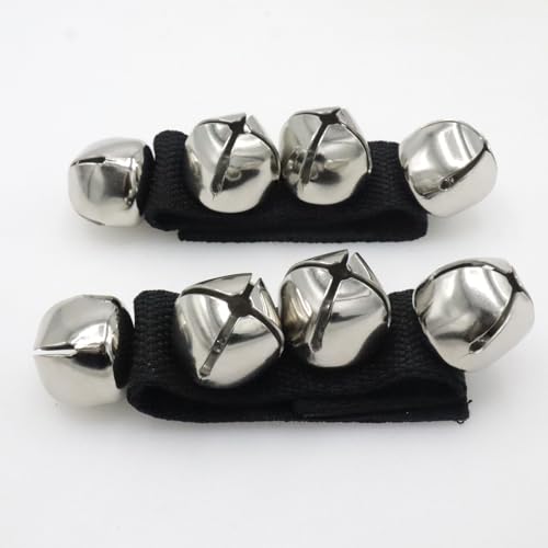 image for CashBeat Wrist Bells Set of 2, Adjustable Jingle Bells for Wrist/Ankle