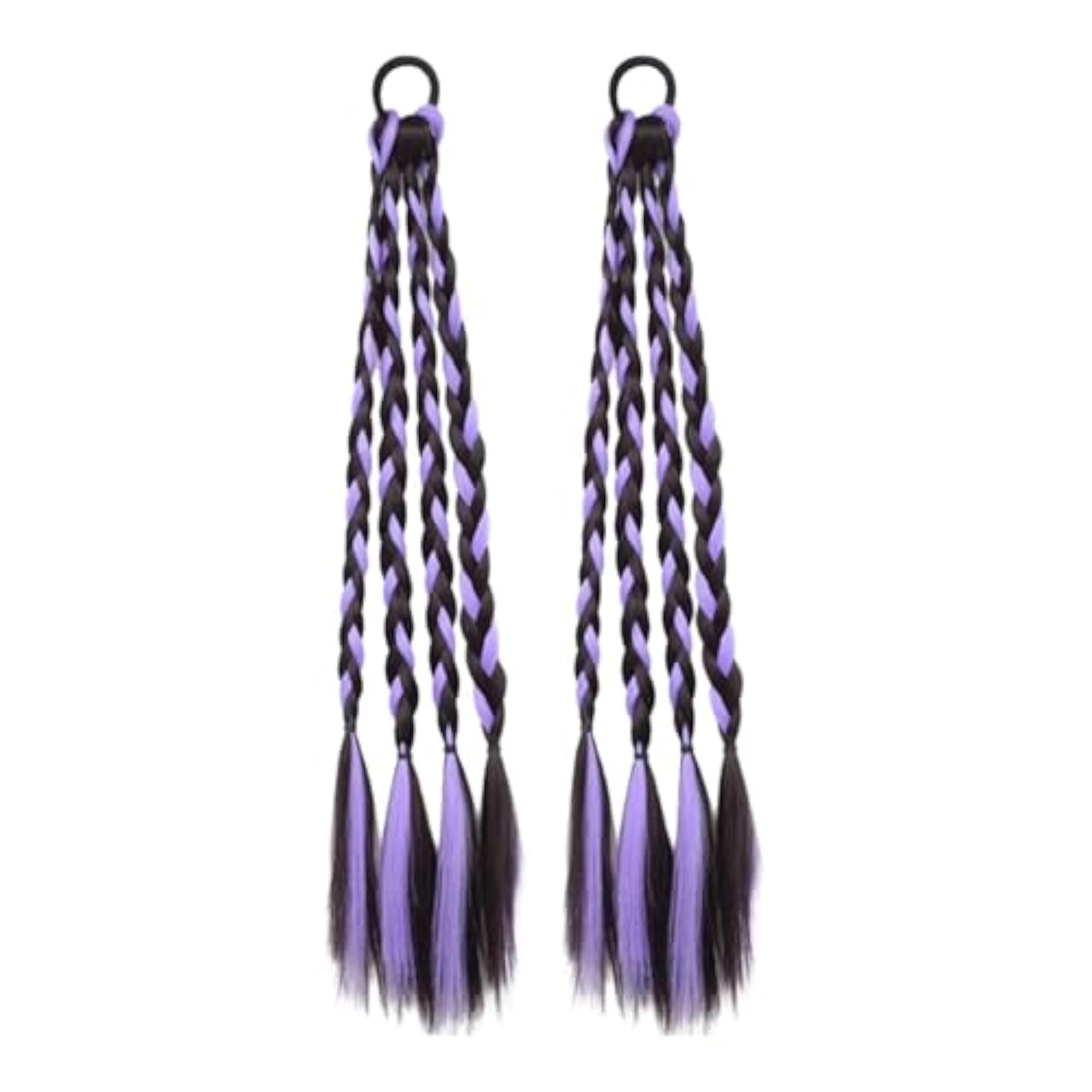 2x Braids Extensions Hair Extensions for Holiday Stage Performance