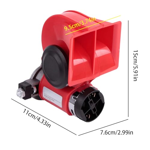 Bocinas para coche de alta potencia de aire bitono de 12V y 24V 6