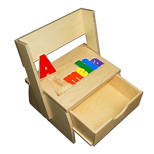 Stepnstorenamepuzzlestool  Urban Country Home Decor Step n store name puzzle stool  urban country home decor